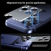 Tech-Protect Camring Fit+ защитна обвивка за камера за iPhone 14 Pro / Max, 15 Pro / Max, 16 Pro / Max, 17 Pro / Max Deep Blue - 5906302334063