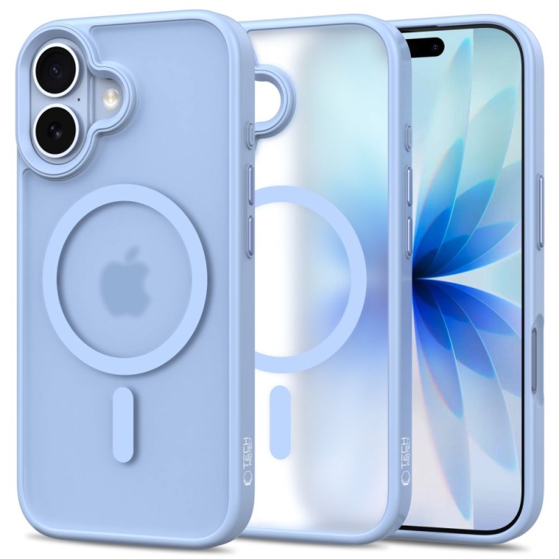 Tech-Protect Magmat MagSafe за iPhone 17 Matte Mist Blue (SKU: 5906302334124) - Tech-Protect Magmat MagSafe за iPhone 17 Matte Mist Blue (SKU: 5906302334124) - 5906302334124