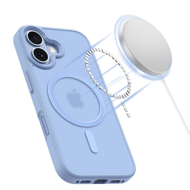 Tech-Protect Magmat MagSafe за iPhone 17 Matte Mist Blue (SKU: 5906302334124) - Tech-Protect Magmat MagSafe за iPhone 17 Matte Mist Blue (SKU: 5906302334124) - 5906302334124