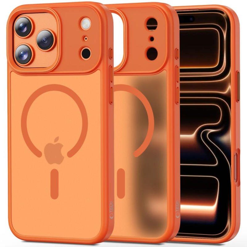 TECH-PROTECT MAGMAT Magsafe за iPhone 17 Pro, мат Cosmic Orange - TECH-PROTECT MAGMAT Magsafe за iPhone 17 Pro, мат Cosmic Orange - 5906302334148