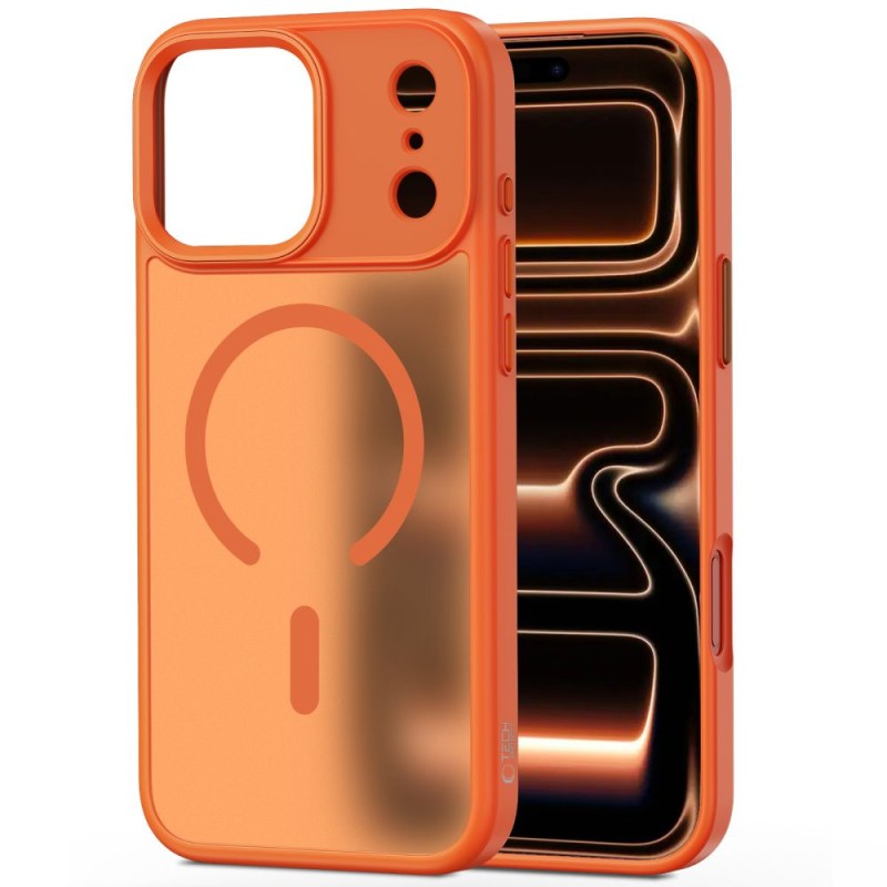 TECH-PROTECT MAGMAT Magsafe за iPhone 17 Pro, мат Cosmic Orange - TECH-PROTECT MAGMAT Magsafe за iPhone 17 Pro, мат Cosmic Orange - 5906302334148