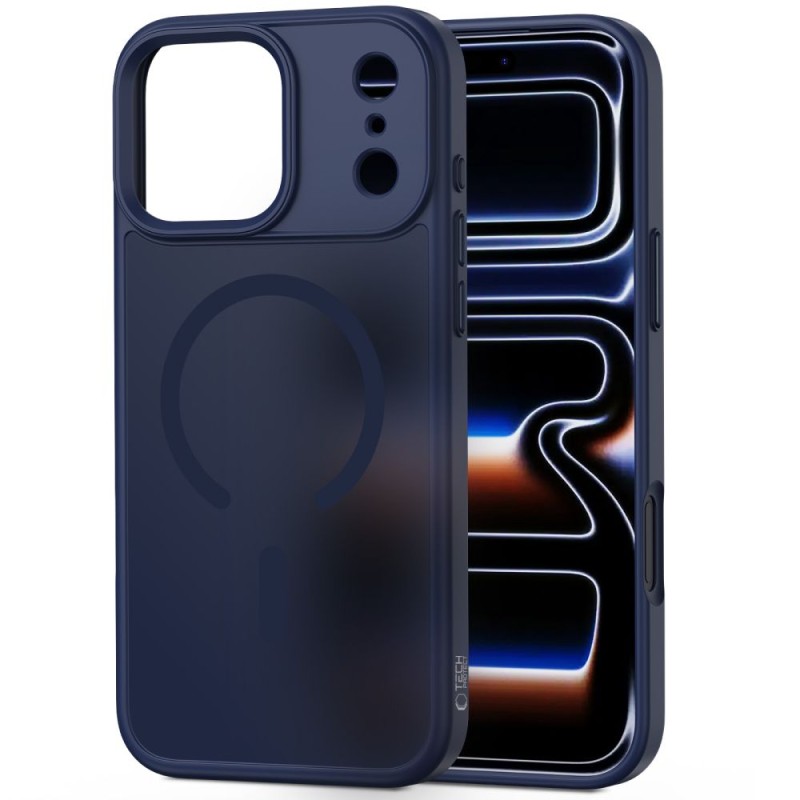 TECH-PROTECT MAGMAT Magsafe за iPhone 17 Pro матово Deep Blue - TECH-PROTECT MAGMAT Magsafe за iPhone 17 Pro матово Deep Blue - 5906302334155