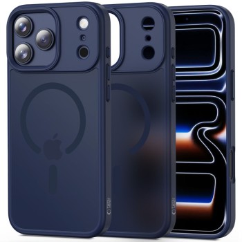 TECH-PROTECT Magmat Magsafe за iPhone 17 Pro Max матово Deep Blue (SKU 5906302334179)
