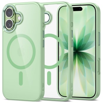 TECH-PROTECT Magmat Magsafe за iPhone 17 SAGE/CLEAR (SKU: 5906302334216)