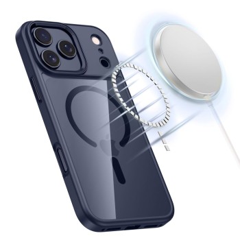 TECH-PROTECT MAGMAT Magsafe за iPhone 17 Pro Max Deep Blue/Clear TECH-PROTECT MAGMAT Magsafe за iPhone 17 Pro Max Deep Blue/Clear