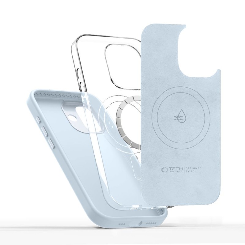 TECH-PROTECT UNIQ MagSafe iPhone 17 Mist Blue (SKU: 5906302334308) - 5906302334308