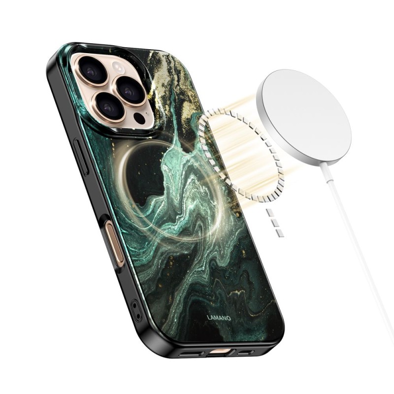 Tech-Protect Lamano MagSafe за iPhone 16 Pro Verde Aura - 5906302334476