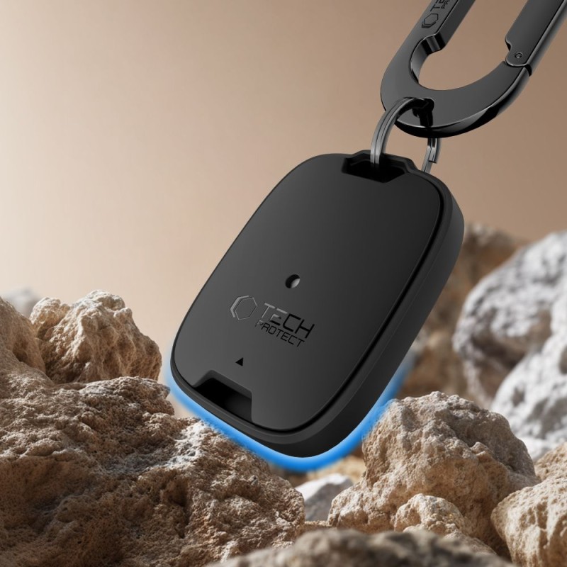 Tech-Protect Velar за Apple AirTag 1/2, черен - Tech-Protect Velar за Apple AirTag 1/2, черен - 5906302334483