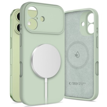 TECH-PROTECT Silicone MagSafe за iPhone 17 Sage
