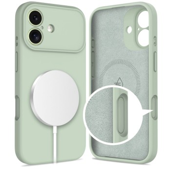TECH-PROTECT Silicone MagSafe за iPhone 17 Sage