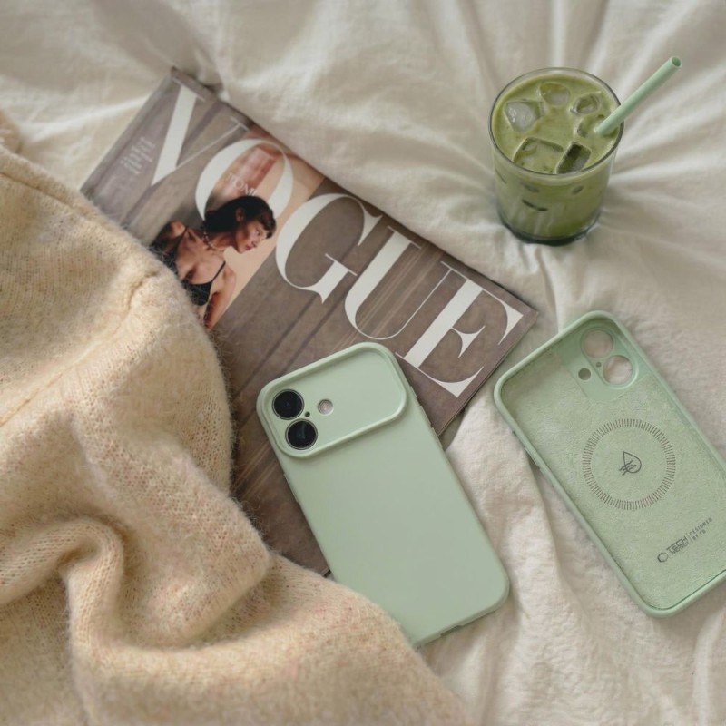 TECH-PROTECT Silicone MagSafe за iPhone 17 Sage - 5906302334490