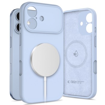 Tech-Protect Silicone Magsafe iPhone 17 Mist Blue (кейс)