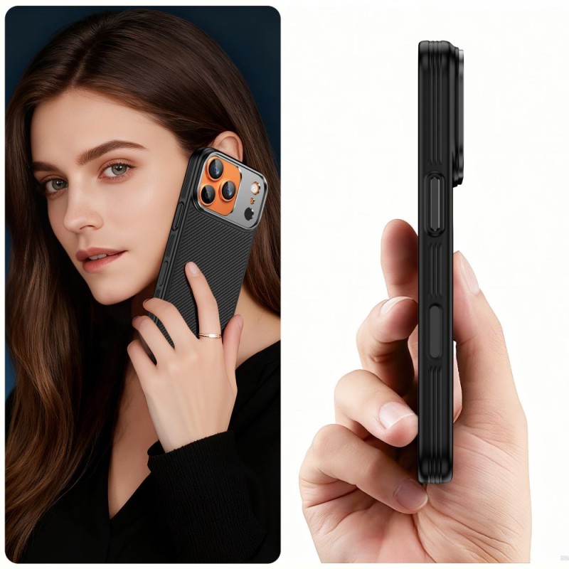 TECH-PROTECT KEVLAR ARAMID MAGSAFE iPhone 17 PRO черен - TECH-PROTECT KEVLAR ARAMID MAGSAFE iPhone 17 PRO черен - 5906302334520