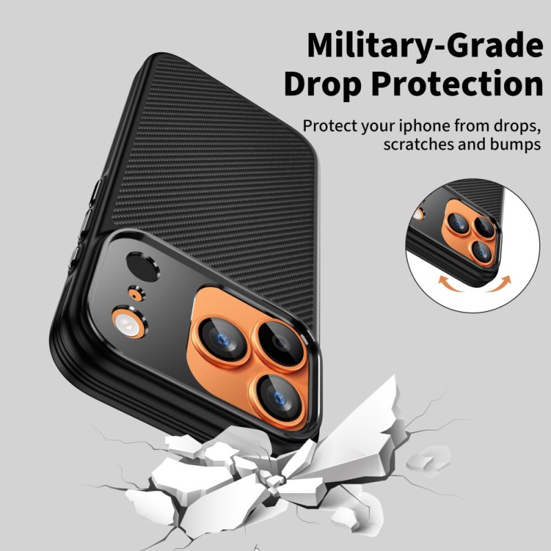 TECH-PROTECT KEVLAR ARAMID MAGSAFE iPhone 17 PRO черен - TECH-PROTECT KEVLAR ARAMID MAGSAFE iPhone 17 PRO черен - 5906302334520