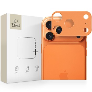 Tech-Protect Camalloy Fit+ предпазител за камера за iPhone 17 Pro Cosmic Orange (OSŁONA)
