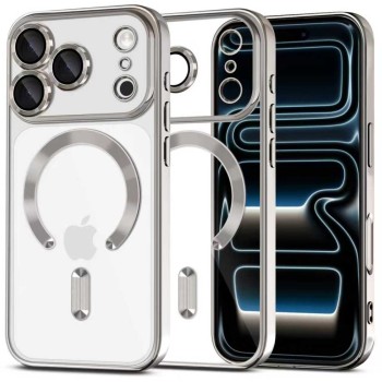 TECH-PROTECT MagFlex MagSafe за iPhone 17 Pro Max – лъскаво сребристо (SKU: 5906302334605)
