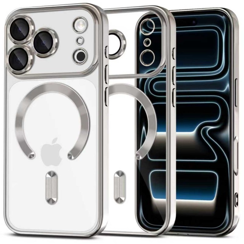 TECH-PROTECT MagFlex MagSafe за iPhone 17 Pro Max – лъскаво сребристо (SKU: 5906302334605) - TECH-PROTECT MagFlex MagSafe за iPhone 17 Pro Max – лъскаво сребристо (SKU: 5906302334605) - 5906302334605