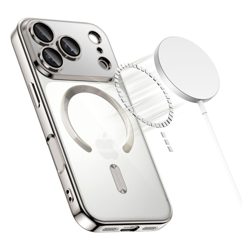 TECH-PROTECT MagFlex MagSafe за iPhone 17 Pro Max – лъскаво сребристо (SKU: 5906302334605) - TECH-PROTECT MagFlex MagSafe за iPhone 17 Pro Max – лъскаво сребристо (SKU: 5906302334605) - 5906302334605