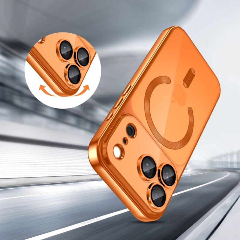 TECH-PROTECT MagFlex MagSafe iPhone 17 Pro Max Shiny Cosmic Orange (защитен кейс) - 5906302334629