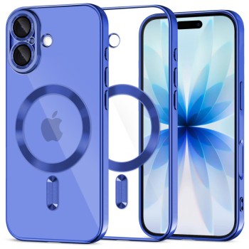 TECH-PROTECT MagFlex Magsafe калъф за iPhone 17, Shiny Mist Blue