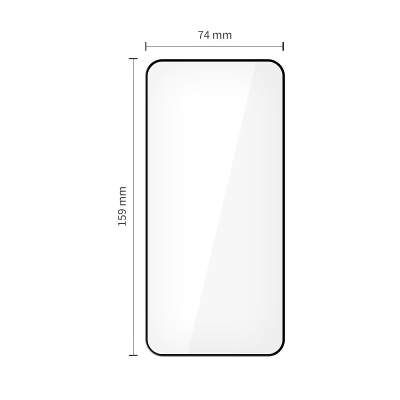 Tech-Protect Glass Fit+ закалено стъкло за Xiaomi 15T / 15T Pro (Black), 2 бр. - 5906302334667