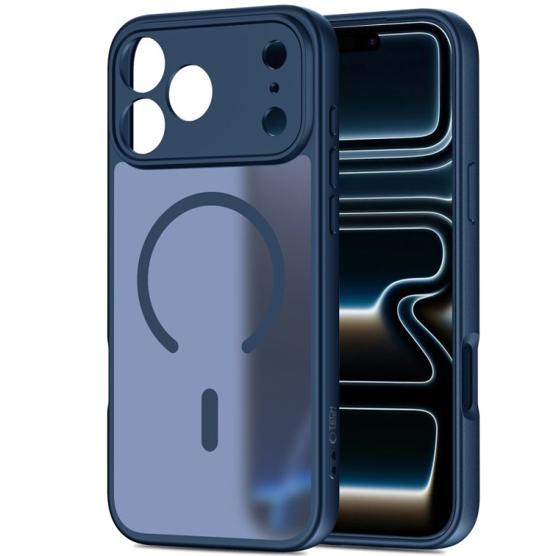 TECH-PROTECT BASICMAG MagSafe iPhone 17 Pro Max матово Deep Blue - TECH-PROTECT BASICMAG MagSafe iPhone 17 Pro Max матово Deep Blue - 5906302334810