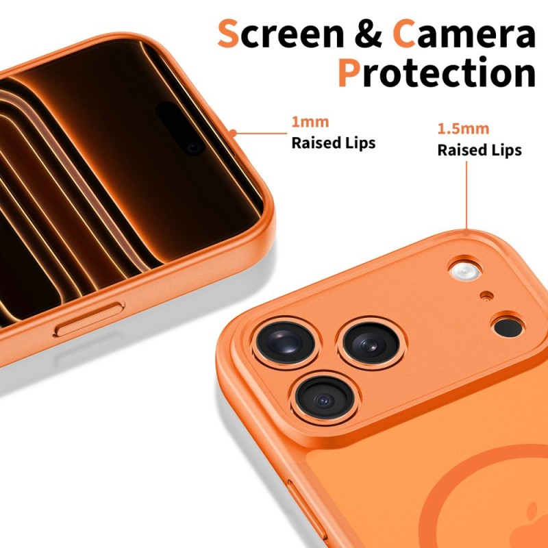 TECH-PROTECT BASICMAG MagSafe за iPhone 17 Pro, матово космическо оранжево (SKU: 5906302334827) - TECH-PROTECT BASICMAG MagSafe за iPhone 17 Pro, матово космическо оранжево (SKU: 5906302334827) - 5906302334827