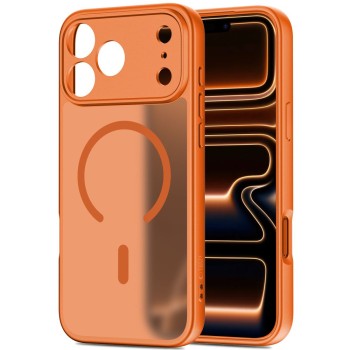 TECH-PROTECT BASICMAG MagSafe калъф за iPhone 17 Pro Max мат Cosmic Orange (матов)