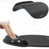 Tech-Protect A200 подложка за мишка с гел поставка за китката 25 x 22.5 см, черна - Tech-Protect A200 подложка за мишка с гел поставка за китката 25 x 22.5 см, черна - 5906302334872