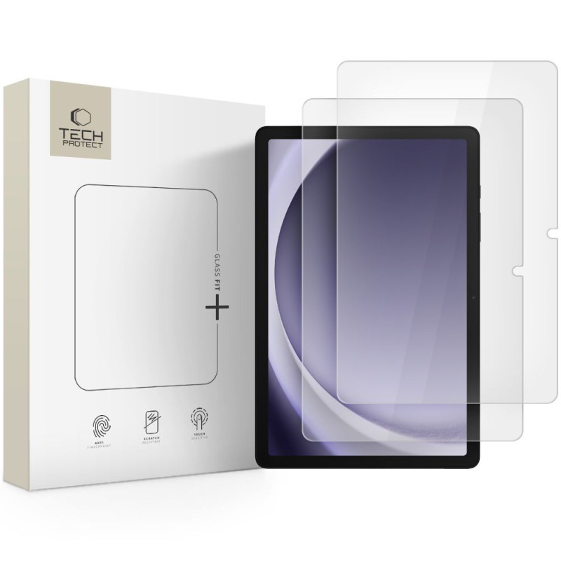 Tech-Protect Glass Fit+ 2-пак закалено стъкло за Samsung Galaxy Tab A9+ / A11+ Plus 11.0 (X210/X215/X216/X230/X235/X236) – прозрачно - Tech-Protect Glass Fit+ 2-пак закалено стъкло за Samsung Galaxy Tab A9+ / A11+ Plus 11.0 (X210/X215/X216/X230/X235/X236) – прозрачно - 5906302334896