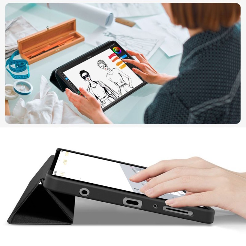 TECH-PROTECT SMARTCASE калъф за GALAXY TAB A9 / A11 8.7 (X110 / X115 / X133 / X135) Black - 5906302334902