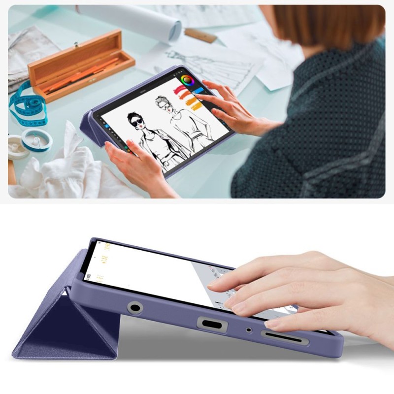 Tech-Protect SmartCase за Galaxy Tab A9 / A11 8.7 (X110 / X115 / X133 / X135) Navy - Tech-Protect SmartCase за Galaxy Tab A9 / A11 8.7 (X110 / X115 / X133 / X135) Navy - 5906302334919