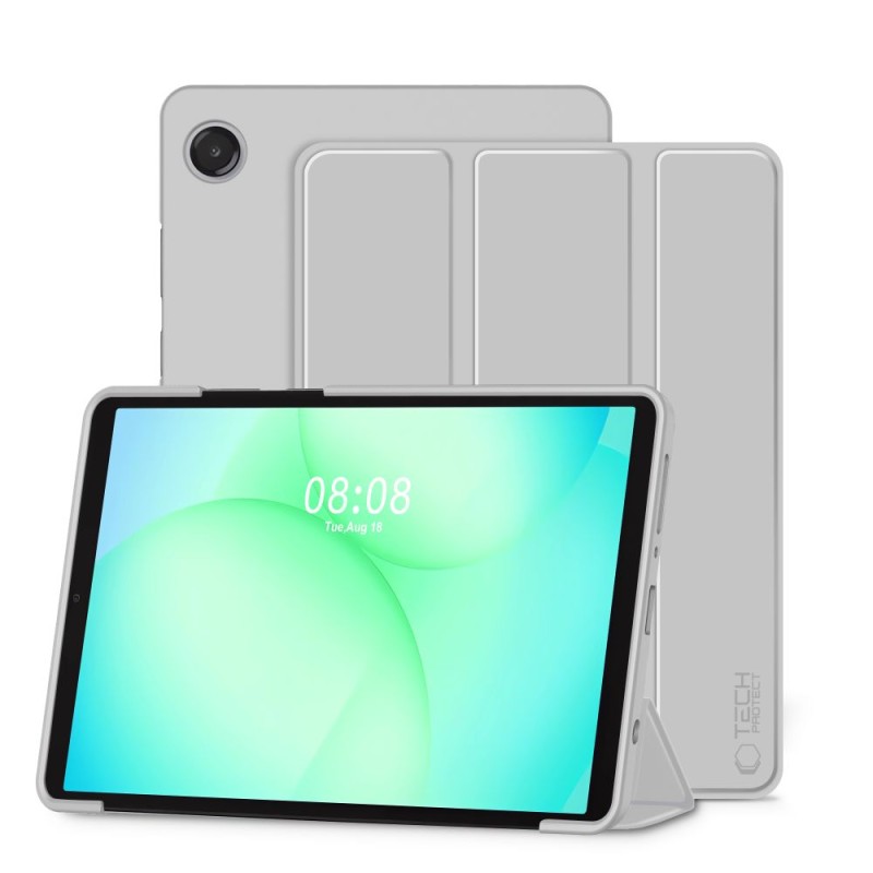 TECH-PROTECT SmartCase за Galaxy Tab A9 / A11 8.7 (X110 / X115 / X133 / X135) Сиво - TECH-PROTECT SmartCase за Galaxy Tab A9 / A11 8.7 (X110 / X115 / X133 / X135) Сиво - 5906302334926