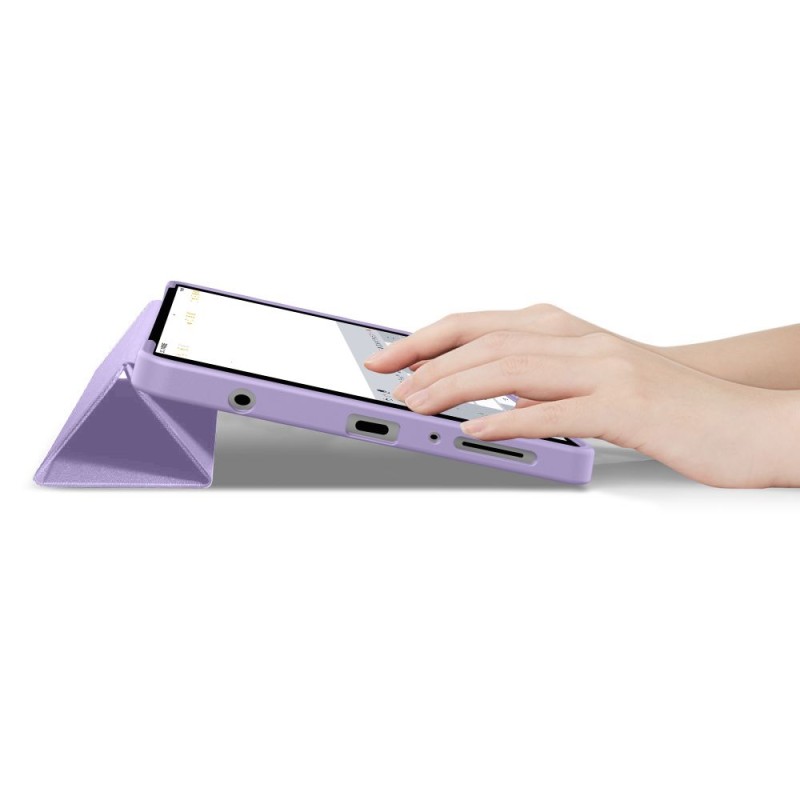 TECH-PROTECT SmartCase за Galaxy Tab A9 / A11 8.7 (X110 / X115 / X133 / X135) лилав - TECH-PROTECT SmartCase за Galaxy Tab A9 / A11 8.7 (X110 / X115 / X133 / X135) лилав - 5906302334933