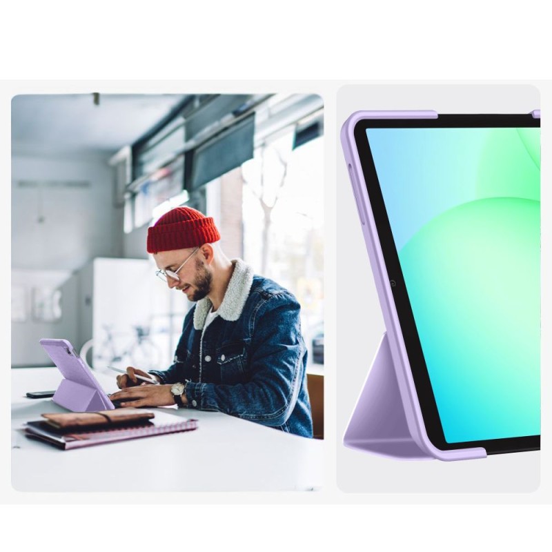 TECH-PROTECT SmartCase за Galaxy Tab A9 / A11 8.7 (X110 / X115 / X133 / X135) лилав - TECH-PROTECT SmartCase за Galaxy Tab A9 / A11 8.7 (X110 / X115 / X133 / X135) лилав - 5906302334933