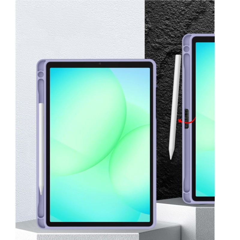 Tech-Protect SC Pen Hybrid калъф за Galaxy Tab A9/A11 8.7 (X110/X115/X133/X135) Violet Marble - Tech-Protect SC Pen Hybrid калъф за Galaxy Tab A9/A11 8.7 (X110/X115/X133/X135) Violet Marble - 5906302334995