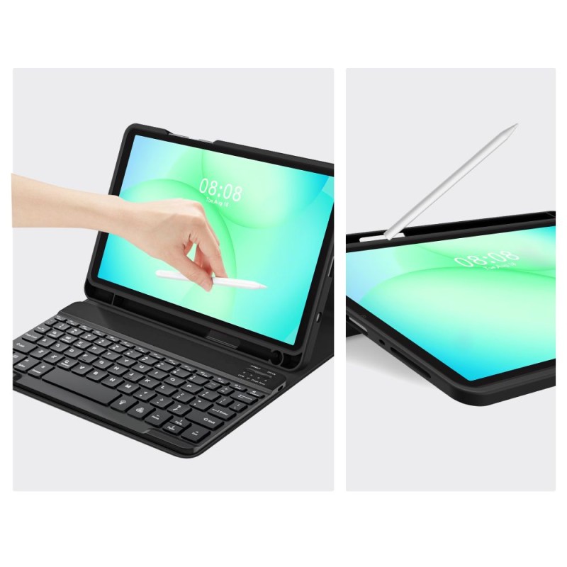 TECH-PROTECT SC Pen + клавиатура за GALAXY TAB A9 / A11 8.7 (X110 / X115 / X133 / X135) Black - 5906302335008