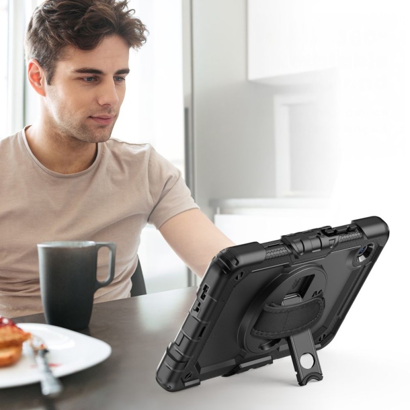 TECH-PROTECT SOLID 2-SET Калъф за Galaxy Tab A9 / A11 8.7\ (X110 / X115 / X133 / X135) BLACK - TECH-PROTECT SOLID 2-SET Калъф за Galaxy Tab A9 / A11 8.7\ (X110 / X115 / X133 / X135) BLACK - 5906302335046