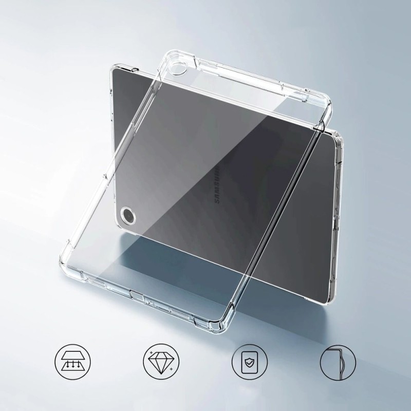 TECH-PROTECT FlexAir за Samsung Galaxy Tab A9/A11 8.7 (X110/X115/X133/X135) прозрачен - TECH-PROTECT FlexAir за Samsung Galaxy Tab A9/A11 8.7 (X110/X115/X133/X135) прозрачен - 5906302335053