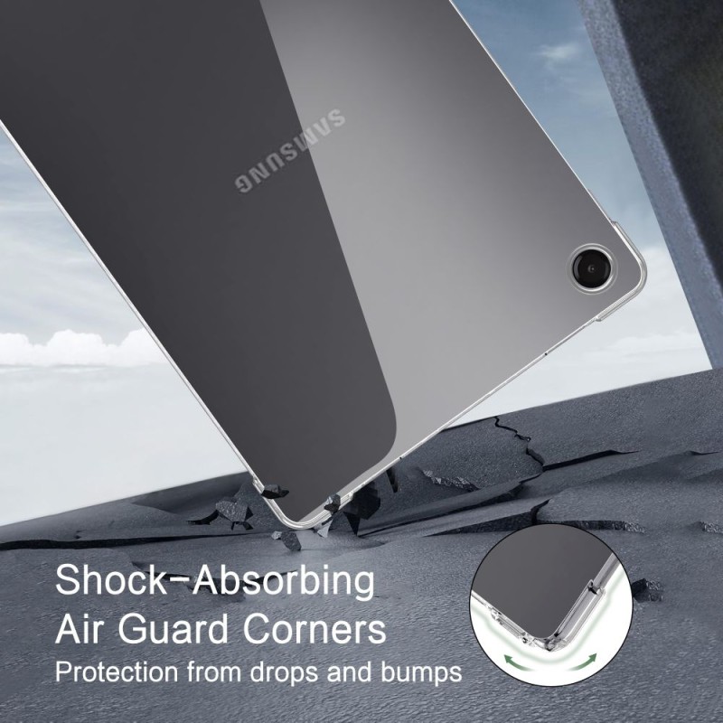 TECH-PROTECT FlexAir за Samsung Galaxy Tab A9/A11 8.7 (X110/X115/X133/X135) прозрачен - TECH-PROTECT FlexAir за Samsung Galaxy Tab A9/A11 8.7 (X110/X115/X133/X135) прозрачен - 5906302335053