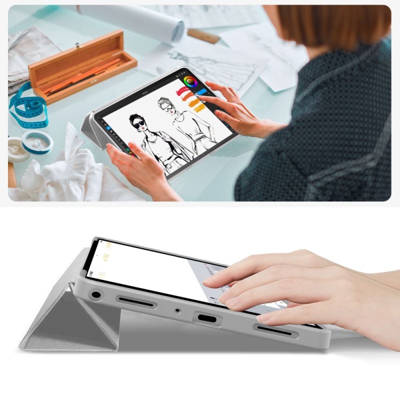 TECH-PROTECT SmartCase за Galaxy Tab A9+ / A11+ Plus 11.0 (X210/X215/X216/X230/X235/X236) сиво - TECH-PROTECT SmartCase за Galaxy Tab A9+ / A11+ Plus 11.0 (X210/X215/X216/X230/X235/X236) сиво - 5906302335060