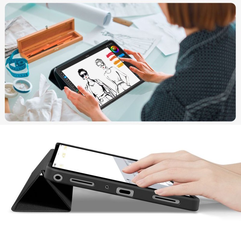 TECH-PROTECT SMARTCASE за Samsung Galaxy Tab A9+ / A11+ Plus 11.0 (X210 / X215 / X216 / X230 / X235 / X236) Черен - TECH-PROTECT SMARTCASE за Samsung Galaxy Tab A9+ / A11+ Plus 11.0 (X210 / X215 / X216 / X230 / X235 / X236) Черен - 5906302335077