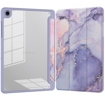 TECH-PROTECT SC Pen Hybrid кейс за Galaxy Tab A9+ / A11+ Plus 11.0 (X210 / X215 / X216 / X230 / X235 / X236) Violet Marble