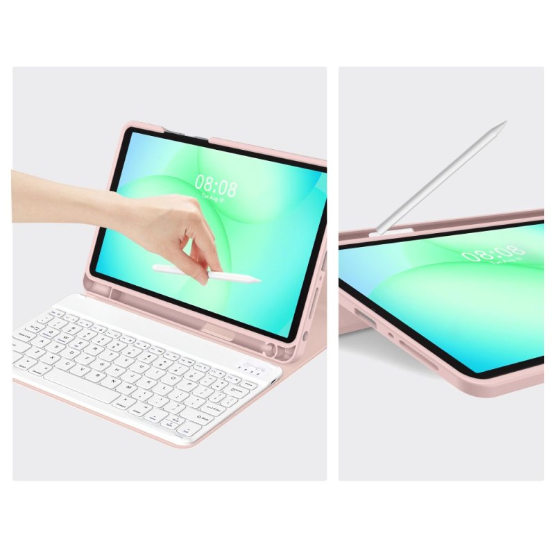TECH-PROTECT SC Pen + клавиатура за GALAXY TAB A9+ / A11+ PLUS 11.0 (X210/X215/X216/X230/X235/X236) Pink - TECH-PROTECT SC Pen + клавиатура за GALAXY TAB A9+ / A11+ PLUS 11.0 (X210/X215/X216/X230/X235/X236) Pink - 5906302335183