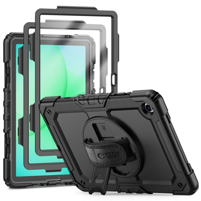 TECH-PROTECT SOLID 2-SET калъф за Samsung Galaxy Tab A9+ / A11+ PLUS 11.0 (X210 / X215 / X216 / X230 / X235 / X236) Black - 5906302335190