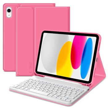 TECH-PROTECT SC Pen + клавиатура за iPad 10.9” (10/2022) / 11” (11/2025) Магента