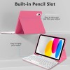 TECH-PROTECT SC Pen + клавиатура за iPad 10.9” (10/2022) / 11” (11/2025) Магента - 5906302335251