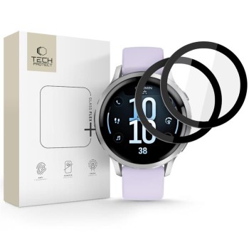 Tech-Protect Glass Flex+ хибридно стъкло 2 броя за Garmin Venu 4 (41 mm) Black