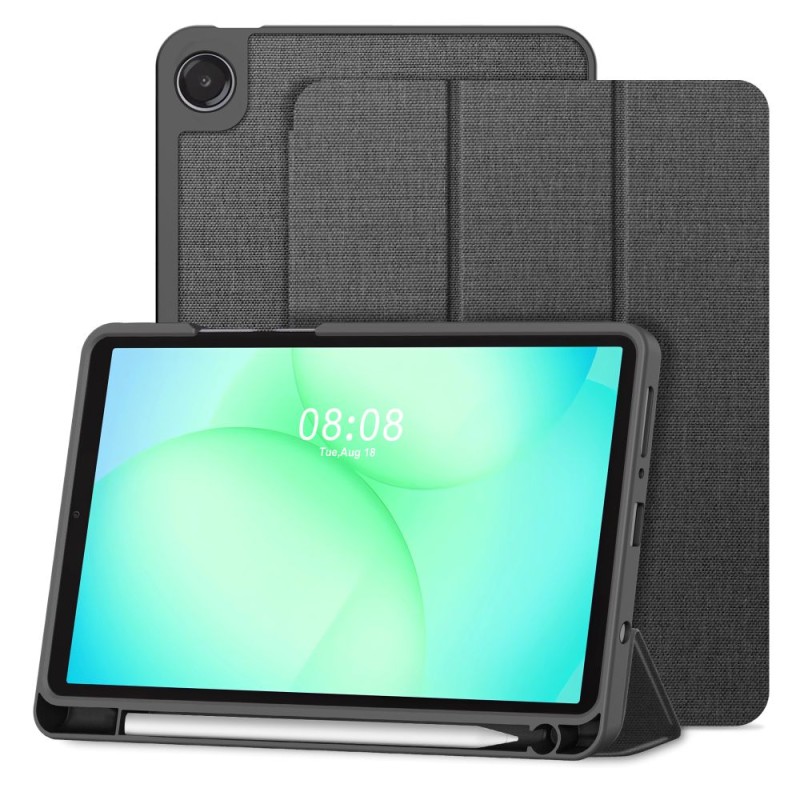 Tech-Protect SC Pen Canvas калъф с място за стилус за Galaxy Tab A9 / A11 8.7 (X110 / X115 / X133 / X135) графитено сив - Tech-Protect SC Pen Canvas калъф с място за стилус за Galaxy Tab A9 / A11 8.7 (X110 / X115 / X133 / X135) графитено сив - 5906302335299