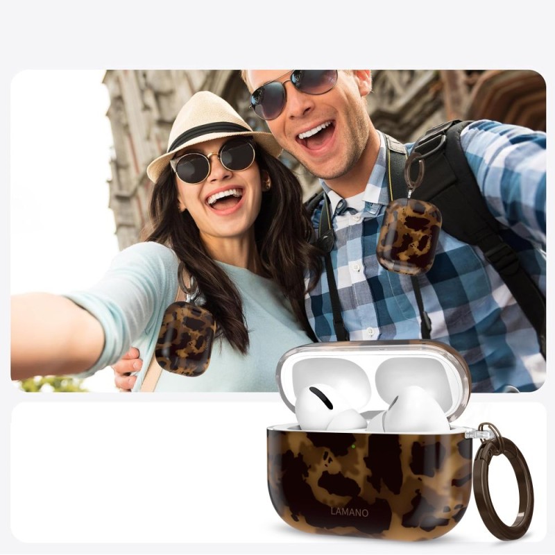 TECH-PROTECT LAMANO калъф за Apple AirPods Pro 3 – Panther - 5906302335398